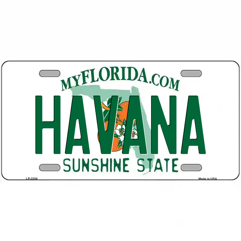 Havana Florida Metal Sign