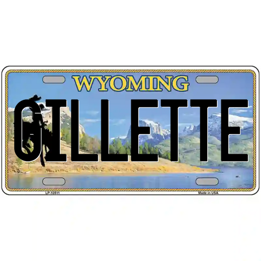 Gillette Wyoming Metal Sign