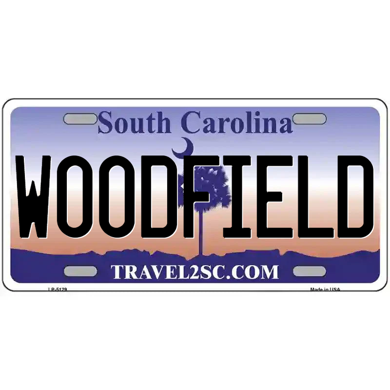 Woodfield South Carolina Metal Sign