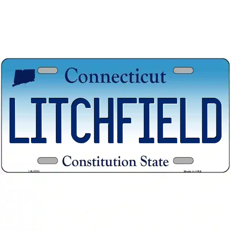 Litchfield Connecticut Metal Sign
