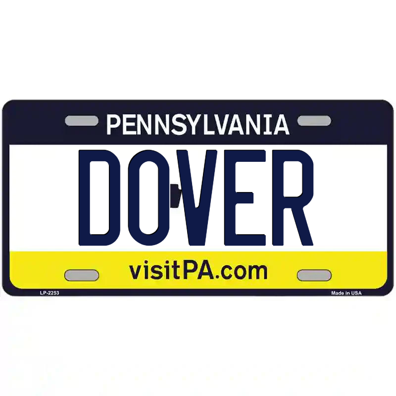 Dover Pennsylvania Metal Sign
