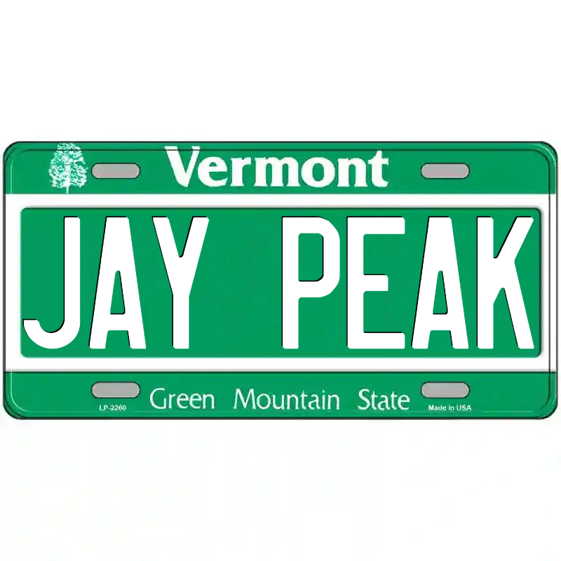 Jay Peak Vermont Metal Sign