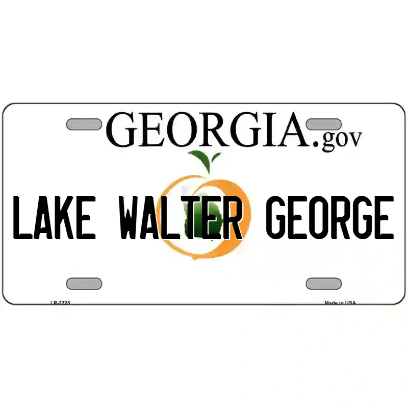 Lake Walter George Georgia Metal Sign