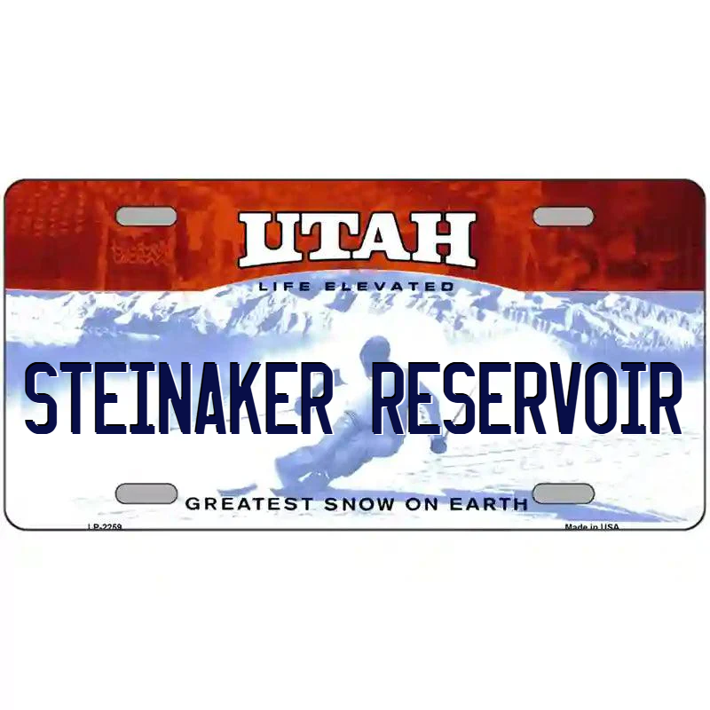 Steinaker Reservoir Utah Metal Sign