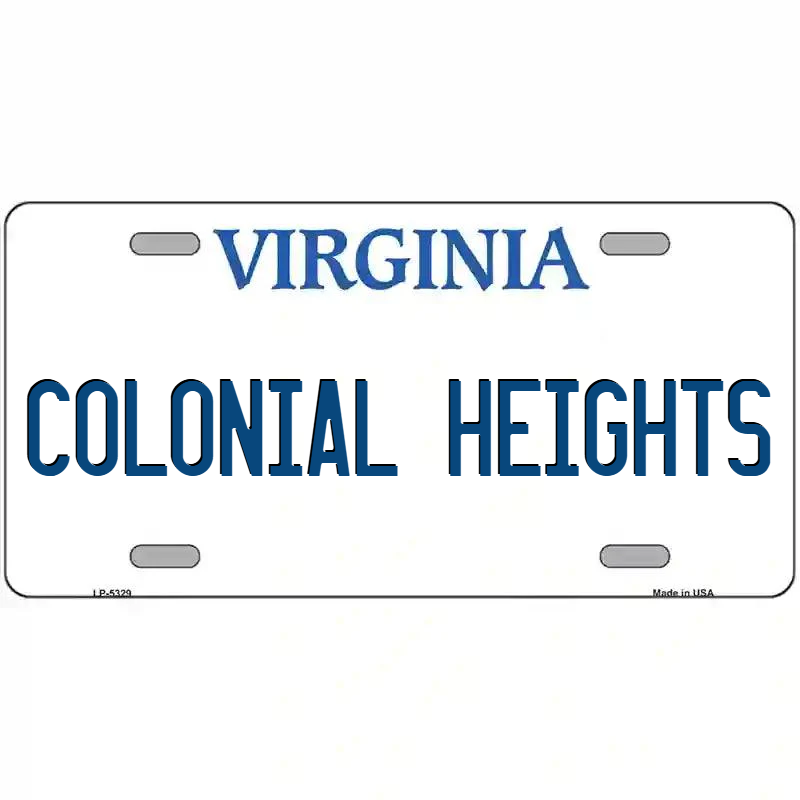 Colonial Heights Virginia Metal Sign