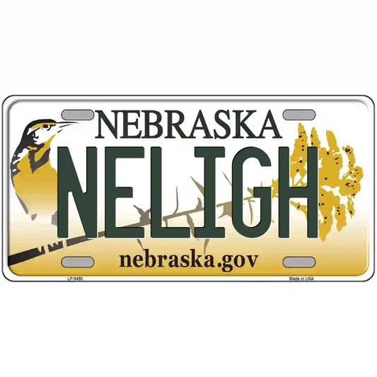 Neligh Nebraska Metal Sign