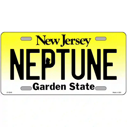 Neptune New Jersey Metal Sign