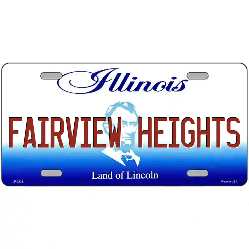 Fairview Heights Metal Sign