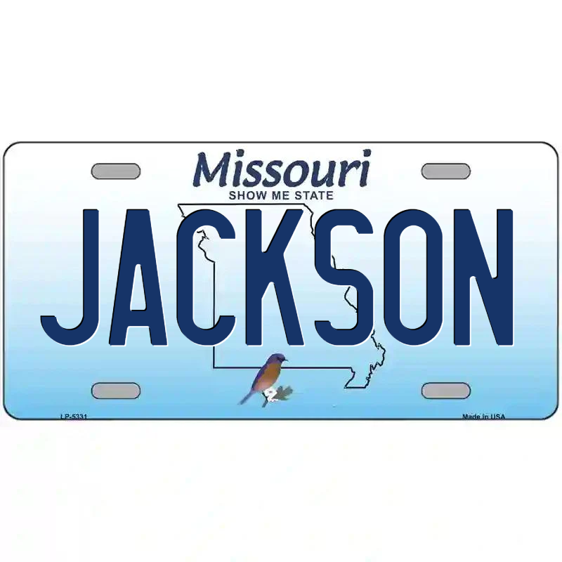 Jackson Missouri Metal Sign