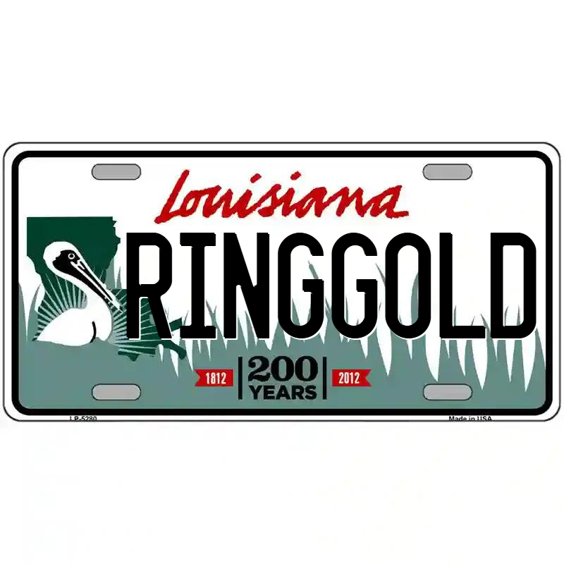 Ringgold Louisiana Metal Sign