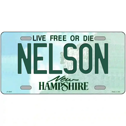 Nelson New Hampshire Metal Sign