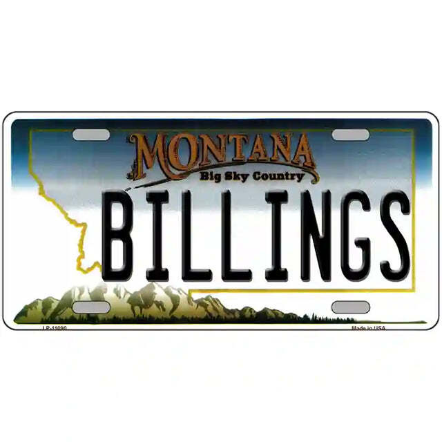 Billings Montana Metal Sign