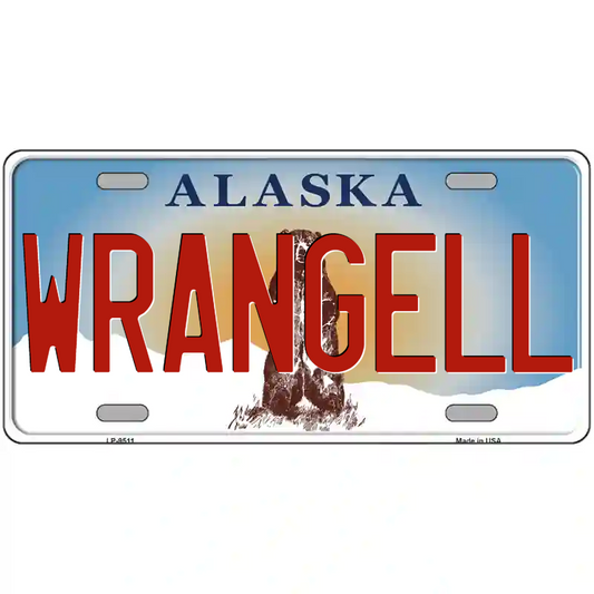 Wrangell Alaska Metal Sign
