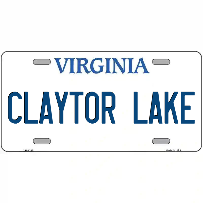 Claytor Lake Virginia Metal Sign