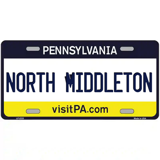 North Middleton Pennsylvania Metal Sign