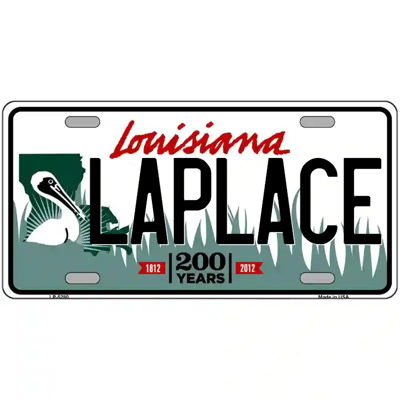 Laplace Louisiana Metal Sign