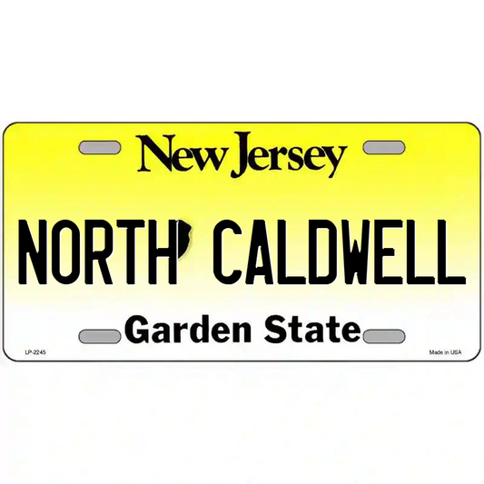 North Caldwell New Jersey Metal Sign