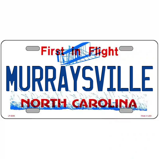 Murraysville North Carolina Metal Sign