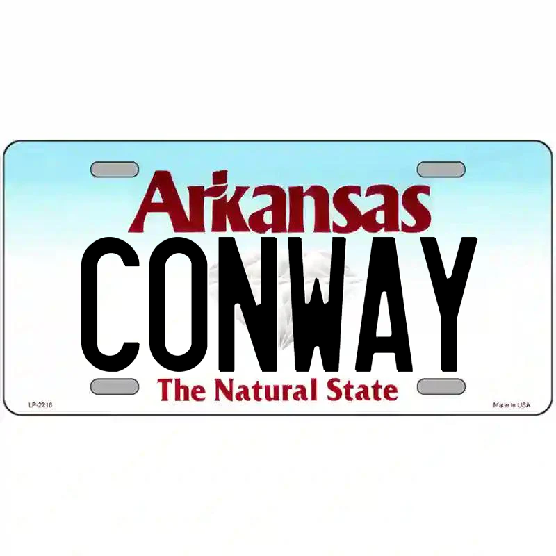 Conway Arkansas Metal Sign