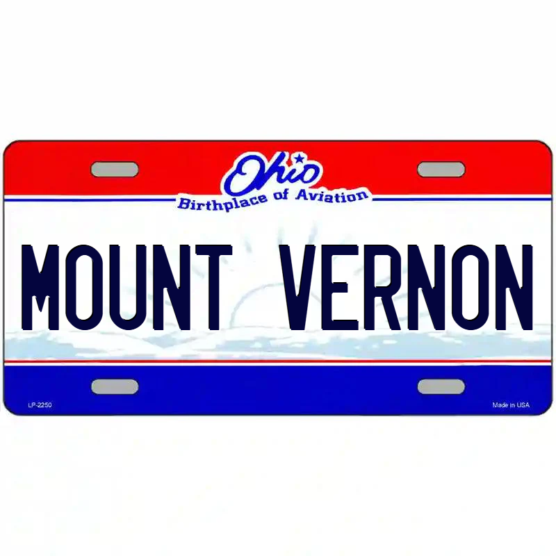Mount Vernon Ohio Metal Sign