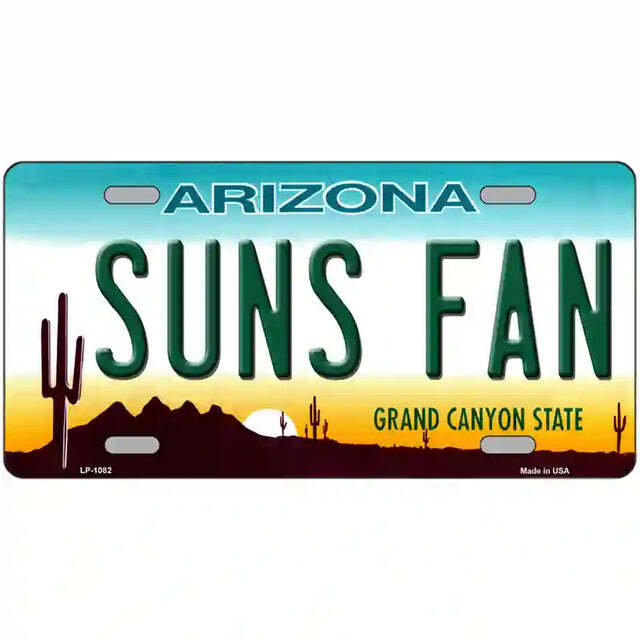 Suns Fan Arizona Metal Sign