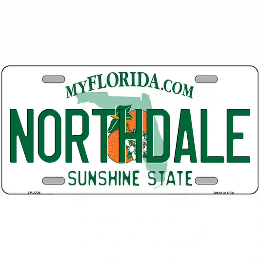 Northdale Florida Metal Sign