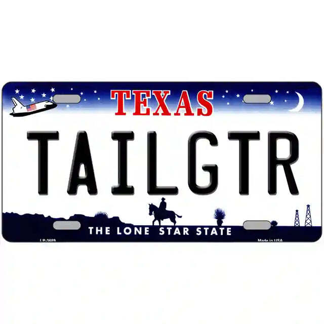 Tailgater Texas Metal Sign