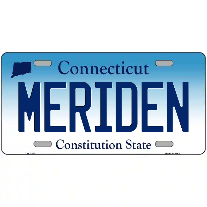 Meriden Connecticut Metal Sign