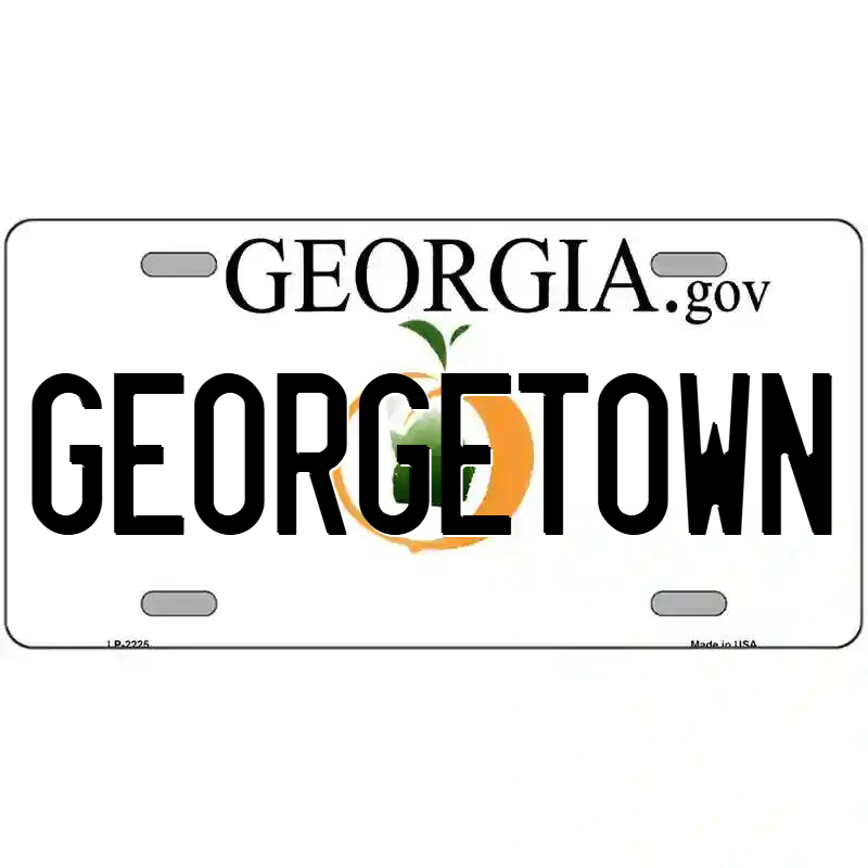 Georgetown Gerogia Metal Sign