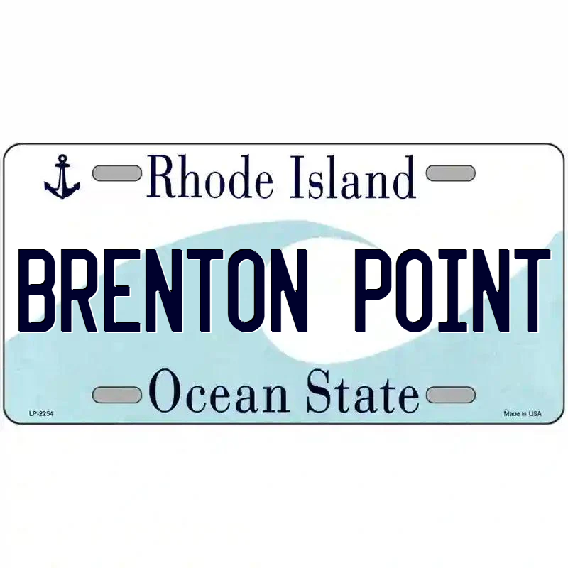 Brenton Point Rhode Island Metal Sign