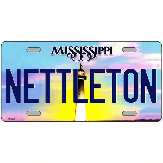 Nettleton Mississippi Metal Sign
