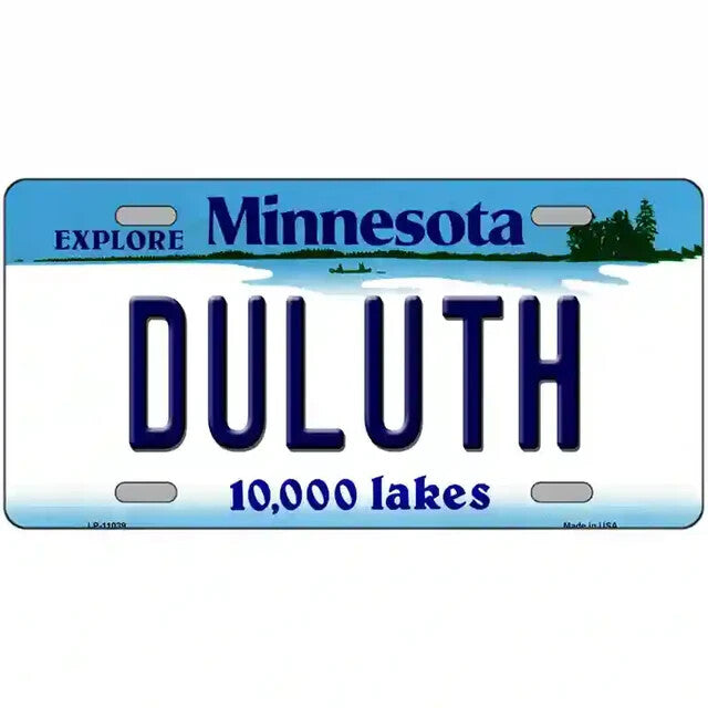Duluth Minnesota Metal Sign