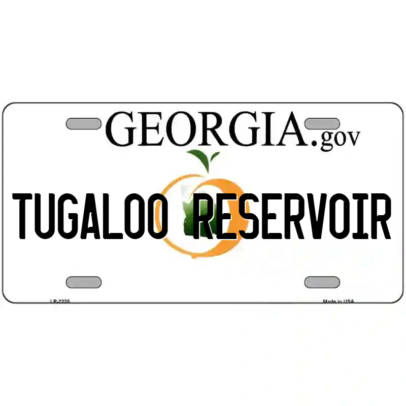 Tugaloo Reservoir Georgia Metal Sign