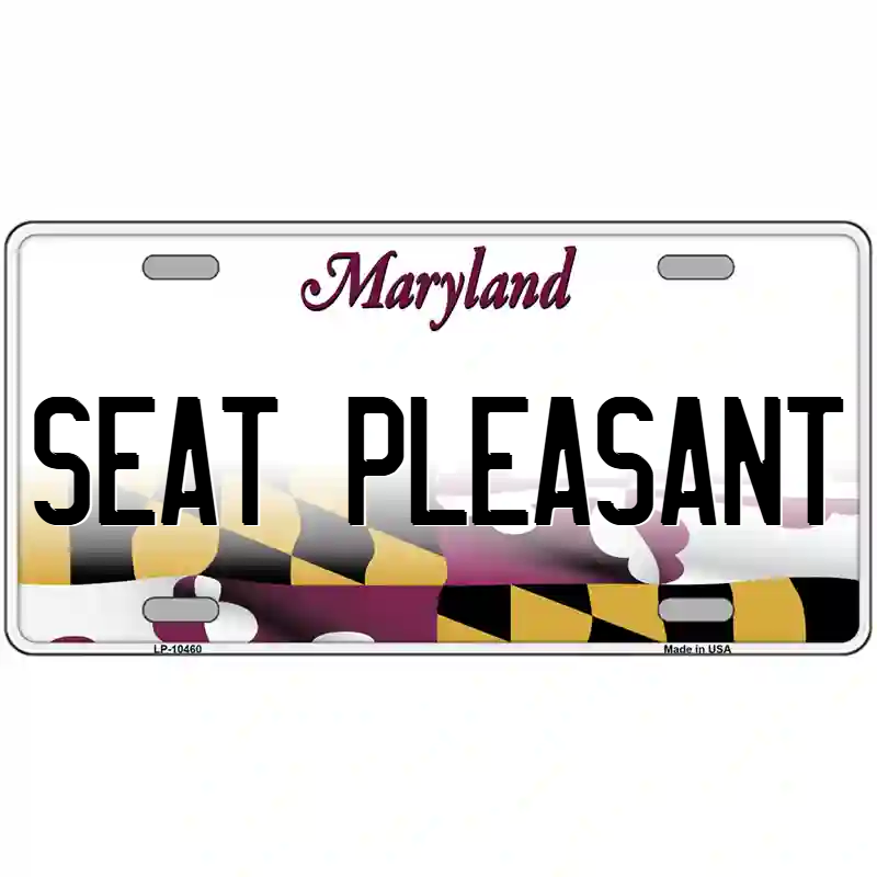 Seat Pleasant Maryland Metal Sign
