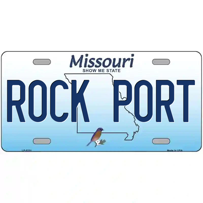 Rock Port Missouri Metal Sign
