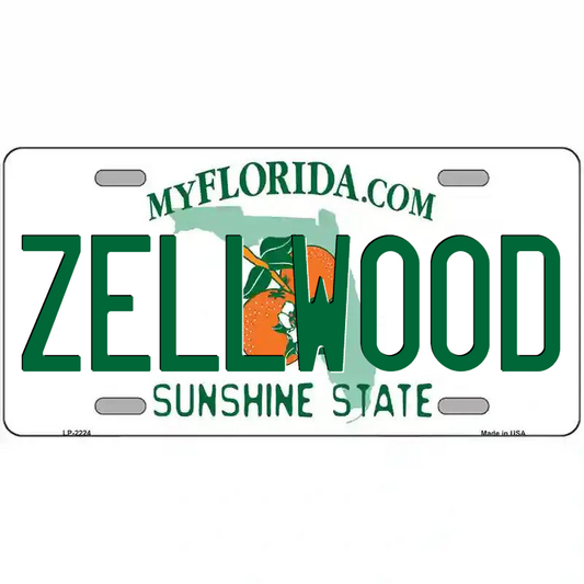 Zellwood Florida Metal Sign
