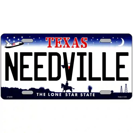 Needville Texas Metal Sign