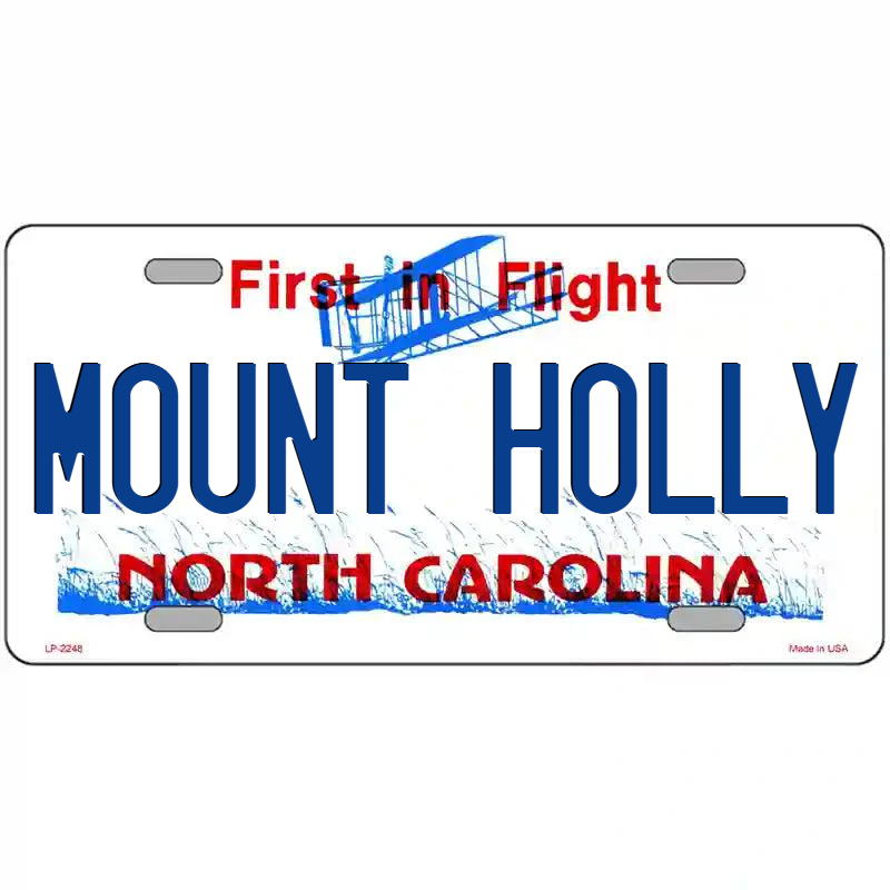 Mount Holly North Carolina Metal Sign