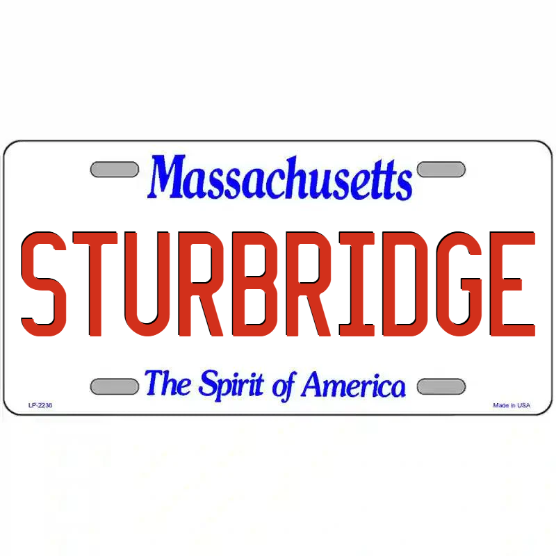 Sturbridge Massachusetts Metal Sign