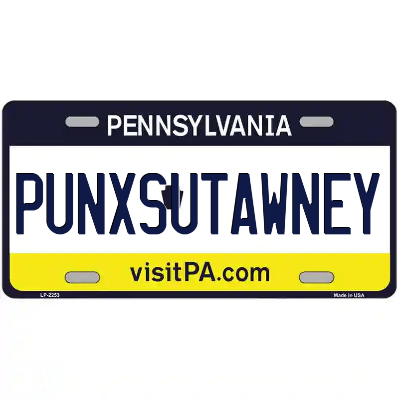 Punxsutawney Pennsylvania Metal Sign