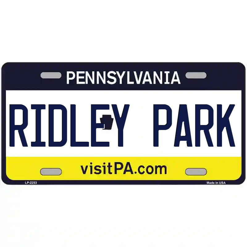 Ridley Park Pennsylvania Metal Sign