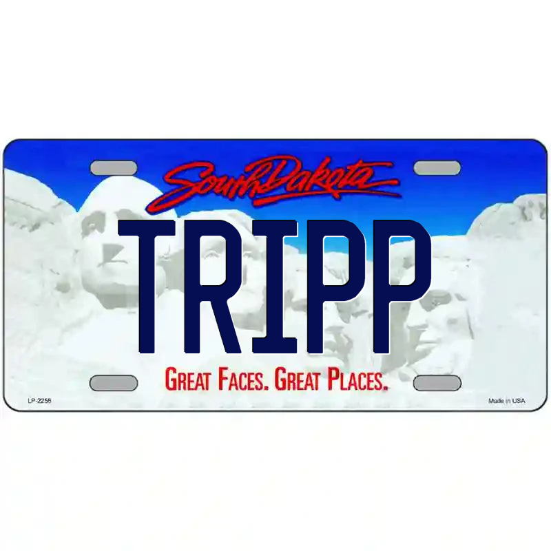 Tripp South Dakota Metal Sign