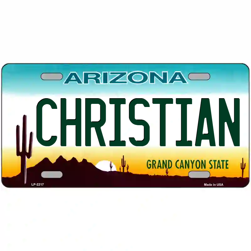 Christian Arizona Metal Sign