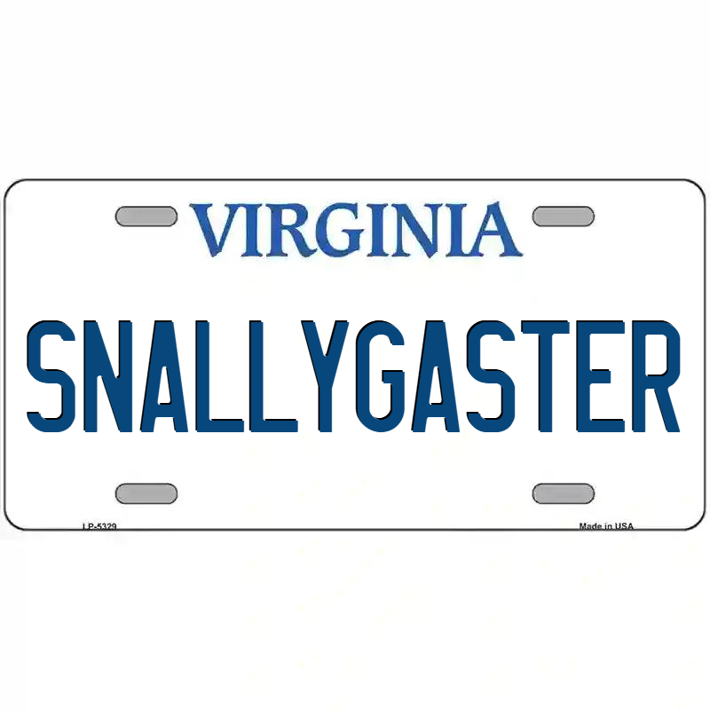 Snallygaster Virginia Metal Sign