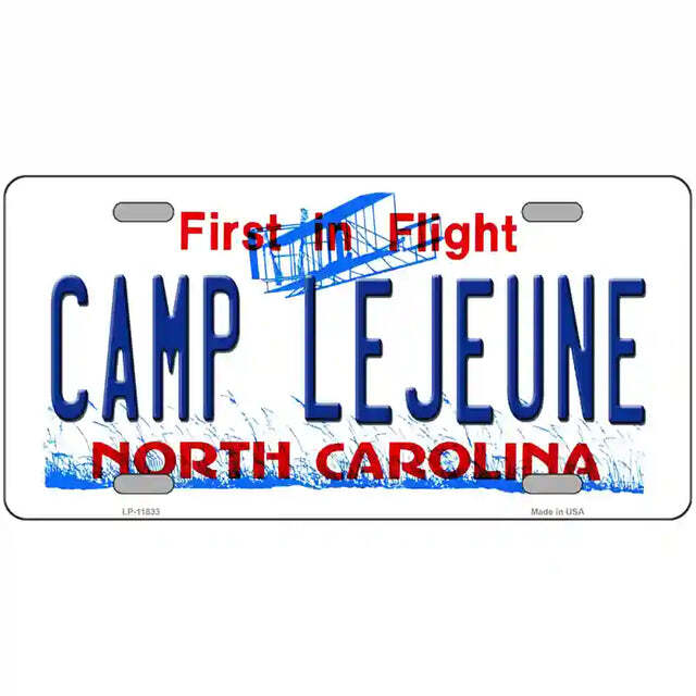 Camp Lejeune North Carolina Metal Sign