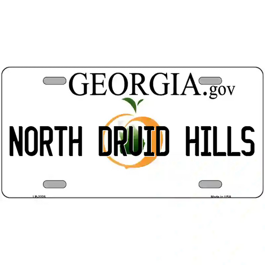 North Druid Hills Georgia Metal Sign