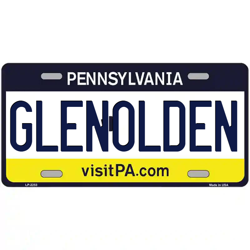 Glenolden Pennsylvania Metal Sign