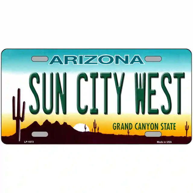 Sun City West Arizona Metal Sign