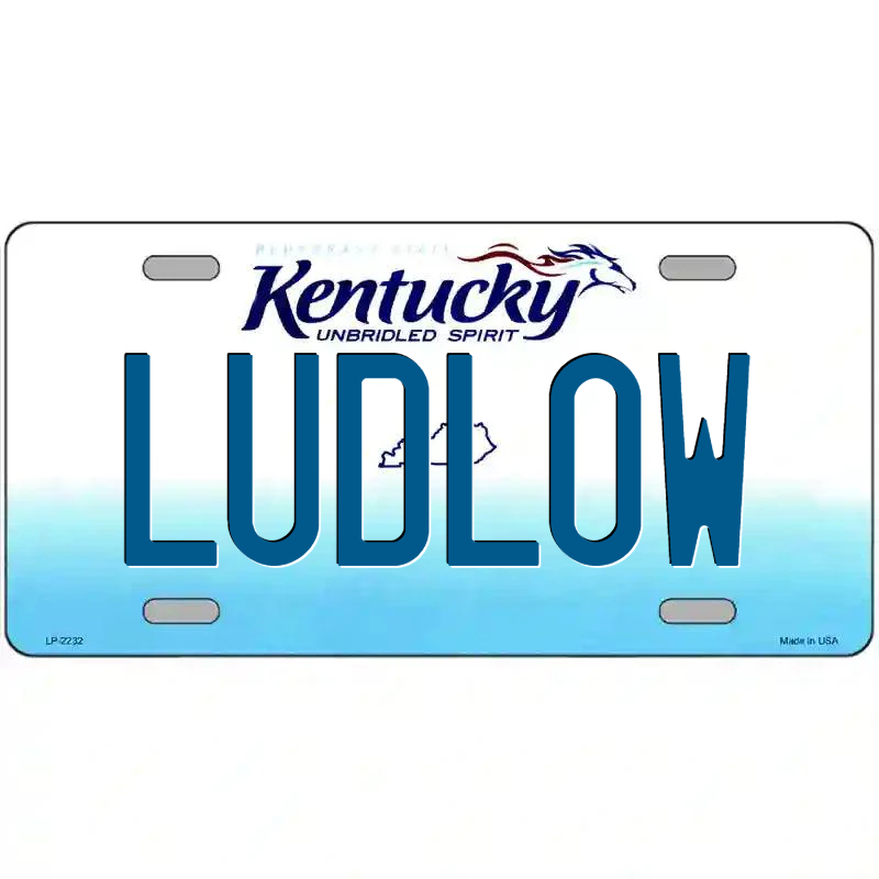 Ludlow Kentucky Metal Sign