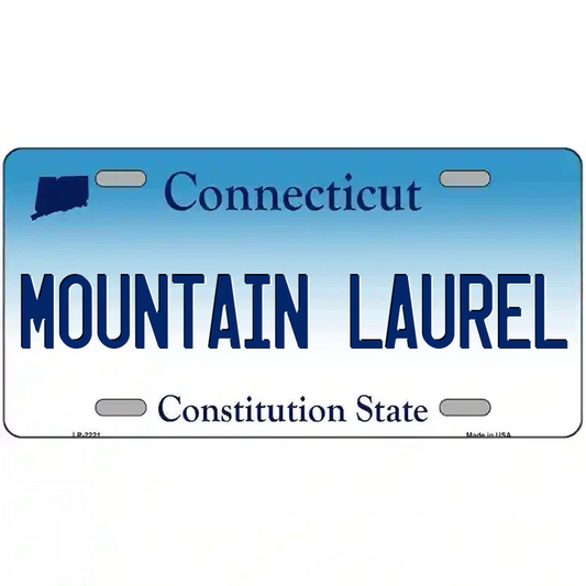 Mountain Laurel Connecticut Metal Sign